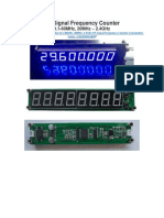 RF Signal Frequency Counter