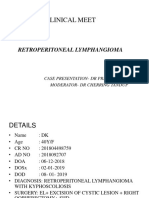 Retroperitoneal Lymphangioma