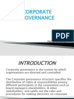 Corporate Governance: Presented by