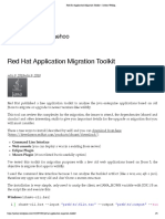 Red Hat Application Migration Toolkit – Jaehoo Weblog