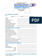 Anecdotal Record and Students Profile