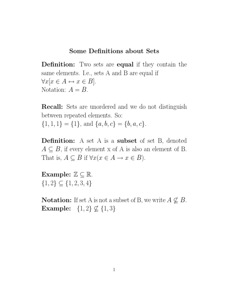 Topic06 Sets PDF | PDF | Empty Set | Set (Mathematics)