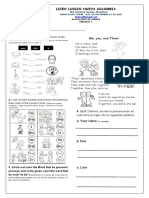 Evaluacion Ingles Primer Periodo 2y3