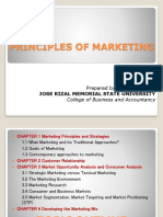 Principles of Marketing: Jose Rizal Memorial State University