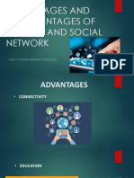 Advantages and Disadvantages of Internet and Social Network
