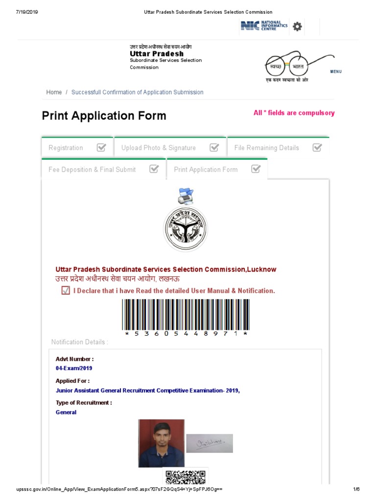 Uttar Pradesh Subordinate Services Selection Commission | PDF | Business