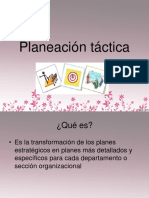 5 Planeación Táctica