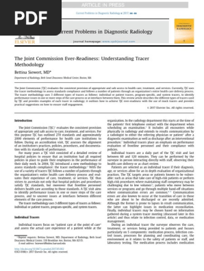 Patient Tracer Methodology_radiology