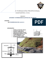 Resumen de Esfuerzos y Deformaciones - Grupo 01