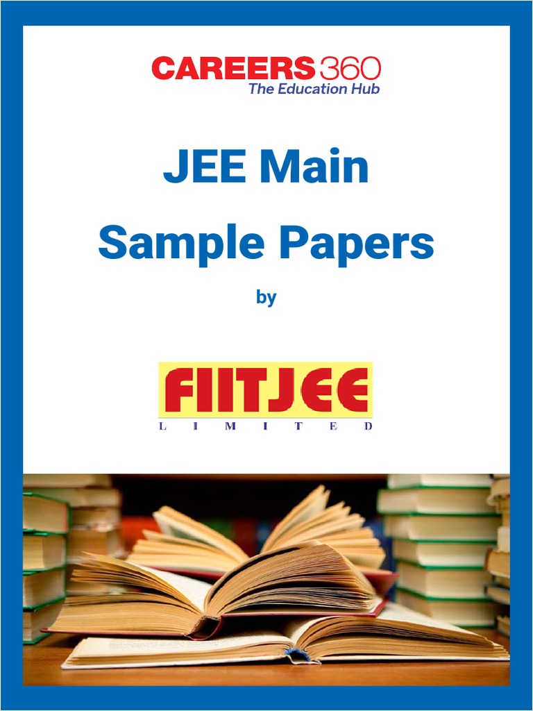 JEE Main-Sample Papers-By FIITJEE PDF | PDF | Waves | Redox