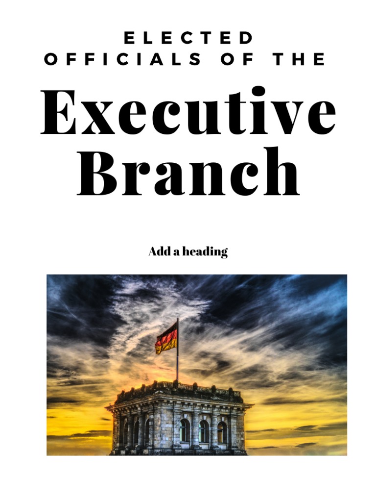 Elected Officials of the Executive Branch | PDF