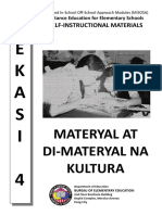 Materyal at Di-Materyal Na Kultura PDF