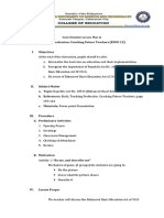 Semi Detailed Lesson Plan