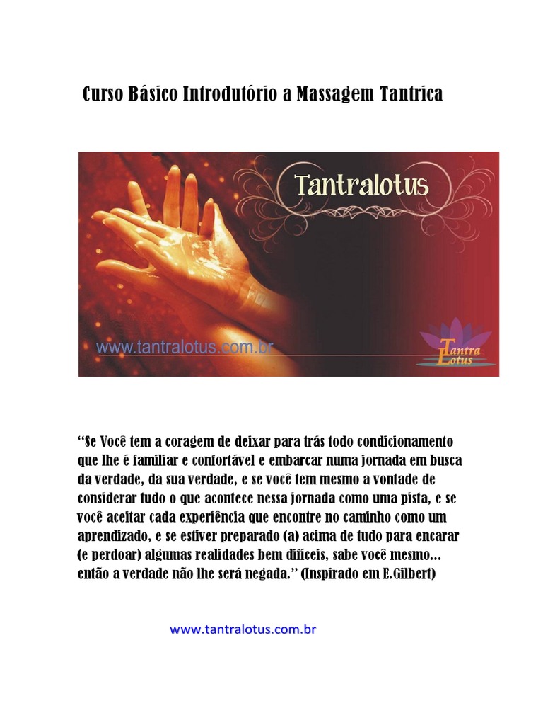 Introdução à Massagem Tântrica | PDF | Chacra | Tantra