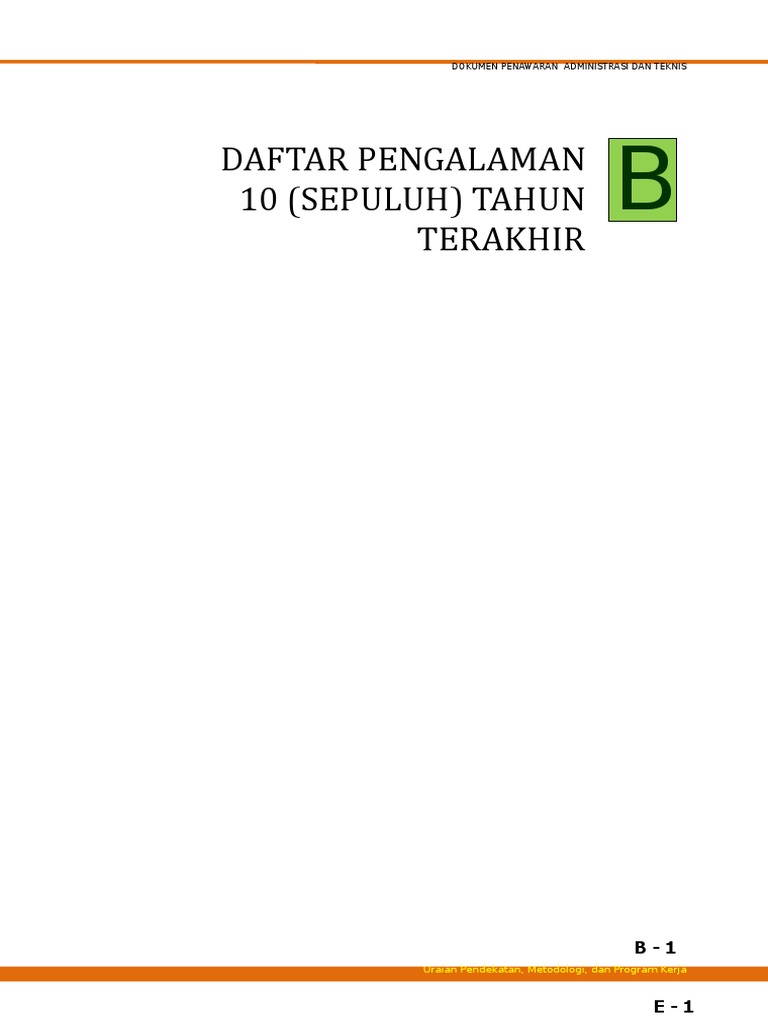5 Data Teknis B Pelanan Pasar Pdf