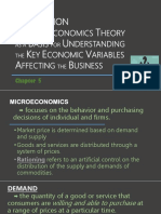 Pplication M: Icroeconomics Heory Asis Nderstanding EY Conomic Ariables Ffecting Usiness