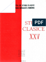25 Revista Studii Clasice XXV 1988