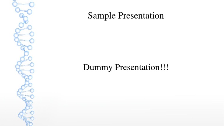 Sample Presentation | PDF