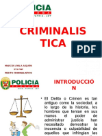 CRIMINALISTICA