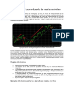 Estrategia - Cruce - Dorado - Tema - Velas - Japonesas