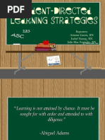 Student Directed Learning Strategies