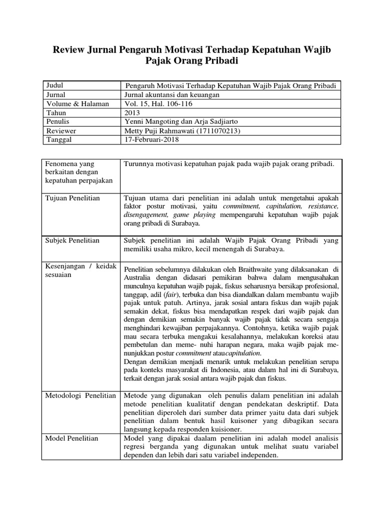 Review Jurnal Akuntansi Keuangan