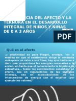 Importancia Del Afecto y La Ternura en El