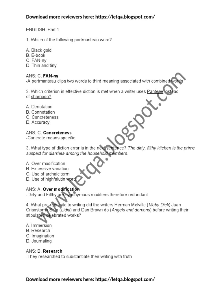 English Part 1 Pdf Foreign Language Studies