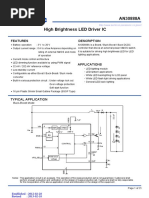 AN30888A High Brightness LED Driver IC: Features Description