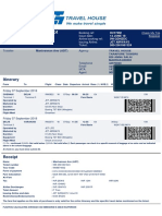 Electronic Ticket Receipt