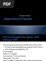 Apprendre Le Français: To Learn French