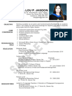 Sample Resume