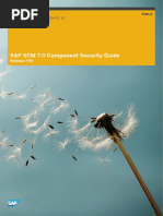 SAP Supply Chain Management 70 Security GuideE