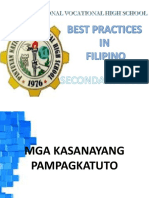 Best Practice FILIPINO PINTUYAN NATIONAL VOCATIONAL HIGH SCHOOL