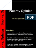 Fact vs. Opinion: An Interactive Exercise