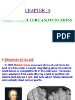 Chapter - 8: Cell - Structure and Functions