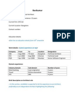 Technical Architect - Profile Template