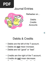 Journal Entries: Refresher On Debits Credits Accounts