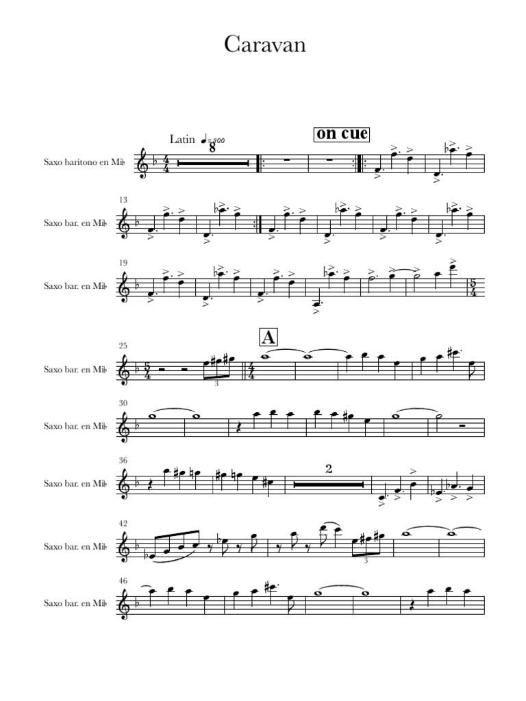 Caravan Sheet Music and Notes | PDF