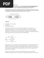 Working Principle of Transformer