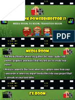 Cyberlink Powerdirector 12: Media Room, FX Room, Transition Room