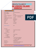 @A Biodata Ta'aruf KJI Annisa