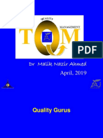 TQM 14 Qlty Gurus - 37 Slides