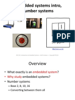 Embedded Systems Intro, Number Systems