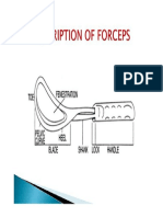 Dilation of forceps