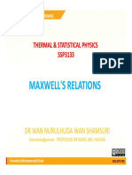 Week 7 Maxwell Relation