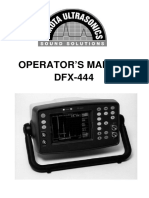 Operator'S Manual DFX-444