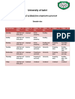 time table of semister nine in my university.docx