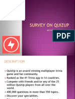 Survey On Quizup