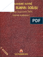 Alexandre Koyre - Yenicag Biliminin Dogusu PDF